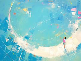 Kinder Schilderij | Reach for Colors