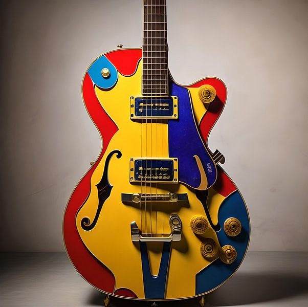 GuitArt no.13 van Gert-Jan Siesling