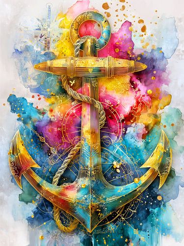 Anker nautische kunst