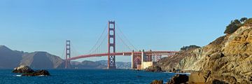Golden Gate Bridge & Baker Beach sur Melanie Viola
