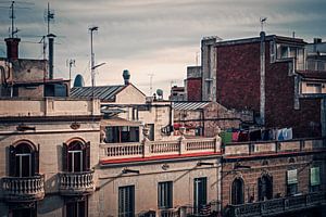 Barcelona - Roofscape van Alexander Voss
