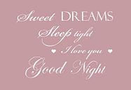 Tekst Sweet dreams - Roze van Sandra Hazes thumbnail