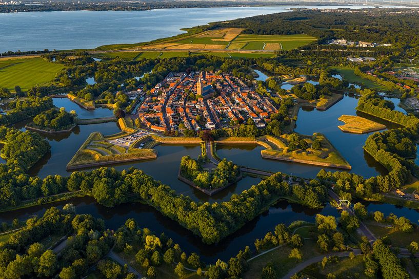 Naarden Vesting aus der Luft von Theo van Veenendaal