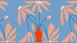 Japan Floral von Mad Dog Art