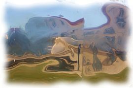 Abstract village square by Maurice Dawson