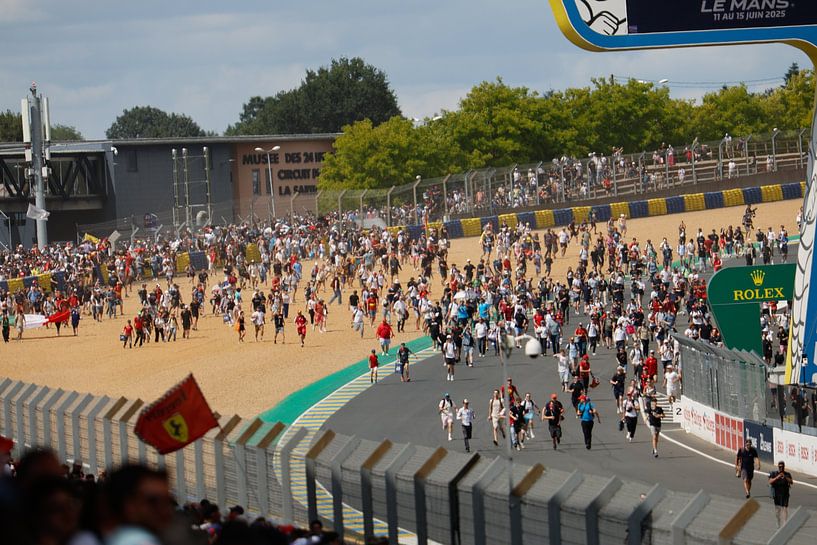 2025 24 Hours of Le Mans Track Invasion by David Taverner