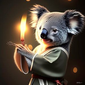 koala (fantasie) van Gelissen Artworks