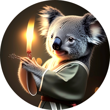 koala (fantasie) van Gelissen Artworks