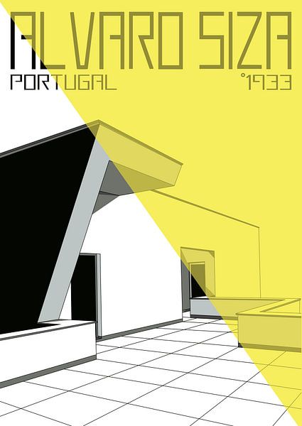 Alvaro Siza 4 - Gele Driehoek van TAAIDesign