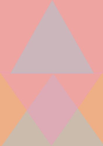 Minimalistische geometrische Formen in Pastellfarben