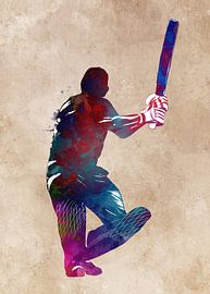 Cricket sport art #cricket