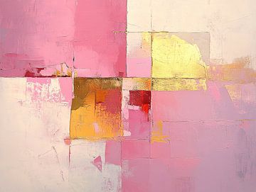 Abstract Squares in Pastel