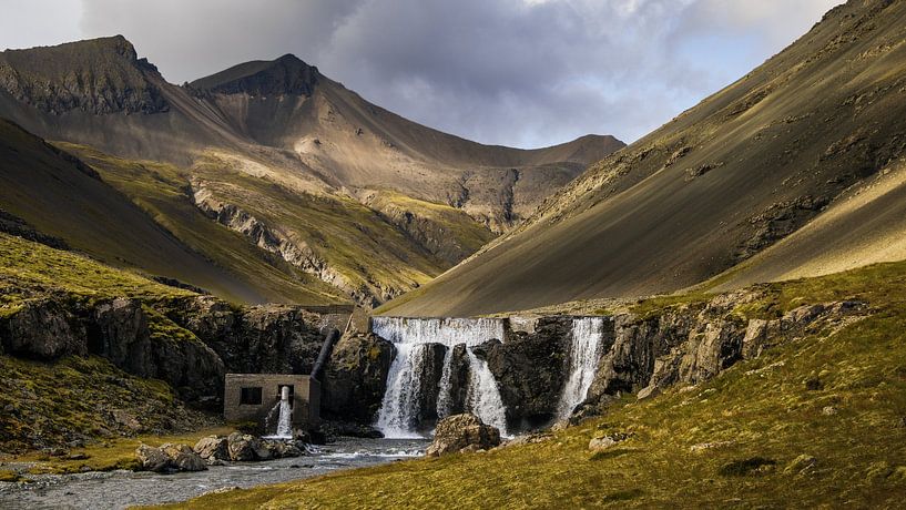 Skútafoss in Island von Marcel van Oene