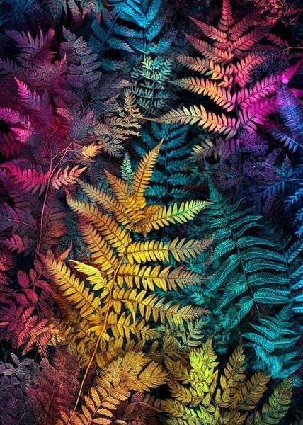 Ferns nature art 5 #botanic by JBJart Justyna Jaszke