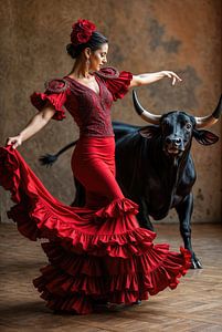 Tanz der Stärke: Flamenco trifft Stierkraft