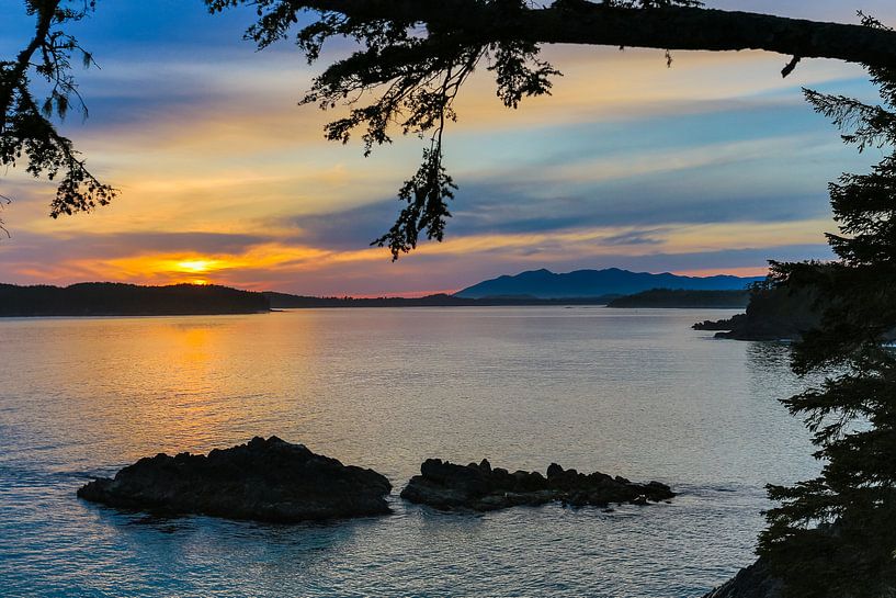 Coucher de soleil Tofino Canada par Menno Schaefer