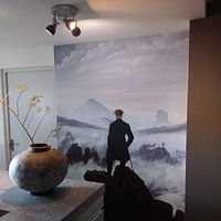 Photo de nos clients: Vagabond au-dessus de la mer de brouillard, Caspar David Friedrich