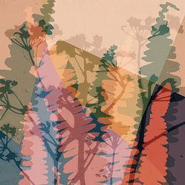 Varen & Bloemcompositie in Pastels van Dina Dankers