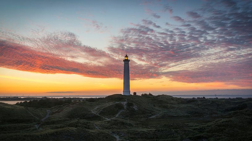 Sunrise at Lyngvig Fyr Lighthouse by Christian Möller Jork