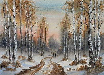 Aquarel part 218 van Tania Perneel