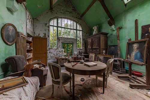 Kunstatelier mit schönem Fenster