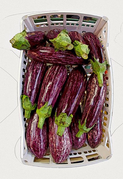 Eggplants by Leopold Brix