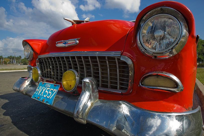 Chevrolet Bel Air in Havanna, Kuba von Henk Meijer Photography