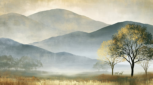 Sérénité dans la brume