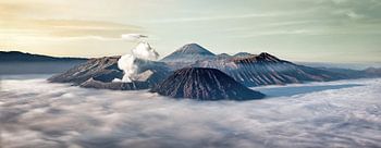 Panorama Indonesia Bromo Volcano