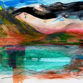 Quadratische Abstraktion #106 von Tymn Lintell