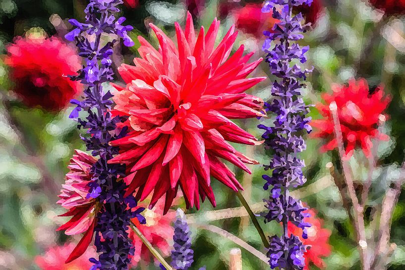 digi fleurs peintes 03 par Hans Levendig (lev&dig fotografie)