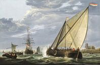 Schifffahrt auf der Maas, Dordrecht, Aelbert Cuyp von Meisterhafte Meister Miniaturansicht