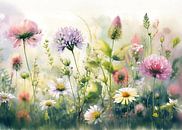 Sommer! Natürliches Wildblumenfeld von Studio Pieternel Miniaturansicht