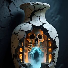 Dream Inspired Dekorative Vase - Moderne Kunst Interieur Stück von MIROKKU