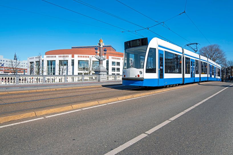 Cityscape of Amsterdam on the Blauwbrug by Eye on You