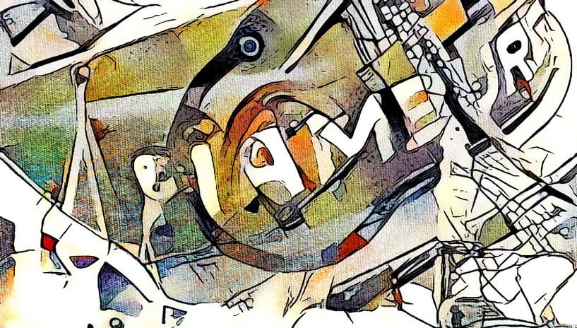 kandinsky trifft Hamburg #12 von zam art