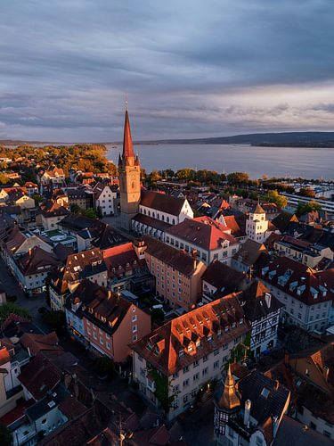 Radolfzell’s Old Town in the evening light
