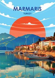 Coucher de soleil à Marmaris : Un joyau méditerranéen