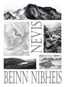 Ben Nevis, the highest mountain in Britain by Theo Fokker