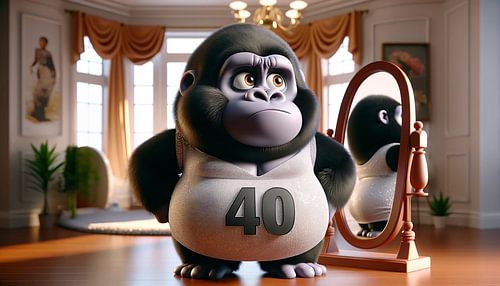 Elegantie en zelfreflectie op 40-jarige leeftijd