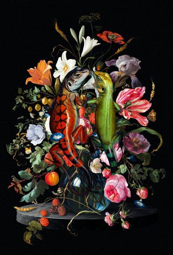 About Lizzards in Still Lifes