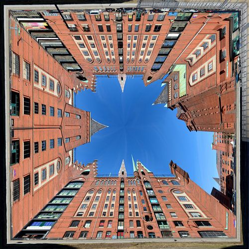 Hamburg | Brooktorkai Speicherstadt von Panorama Streetline