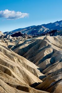 Zabriskie Point - Death Valley van Keesnan Dogger Fotografie