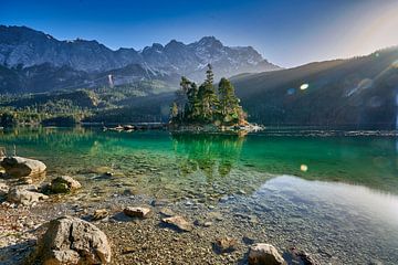 Le lac Eibsee sur Einhorn Fotografie