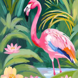 Tanz des Flamingos von Trinkets NL ✪ Design Studio