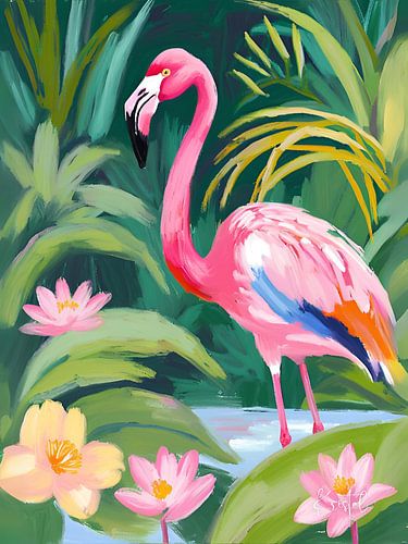 Dans van de Flamingo