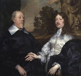 Portrait de John Taylor et John Denham, William Dobson