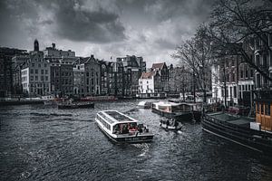 Amsterdam in the Netherlands is not just black and white