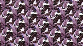 Matinique Banana Leaf Bordeaux by Marieke met een twist