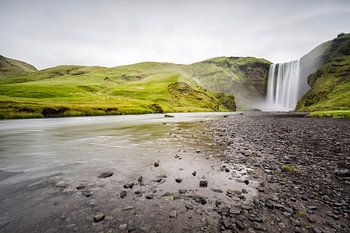 De machtige Skogafoss in IJsland!